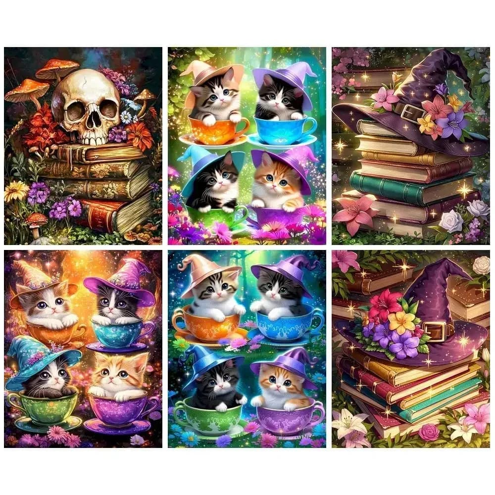 Painting By Numbers Unique Gift Acrylic on Canvas Paints Scenery for Adults Beginners Handiwork Art DIY Color by Number