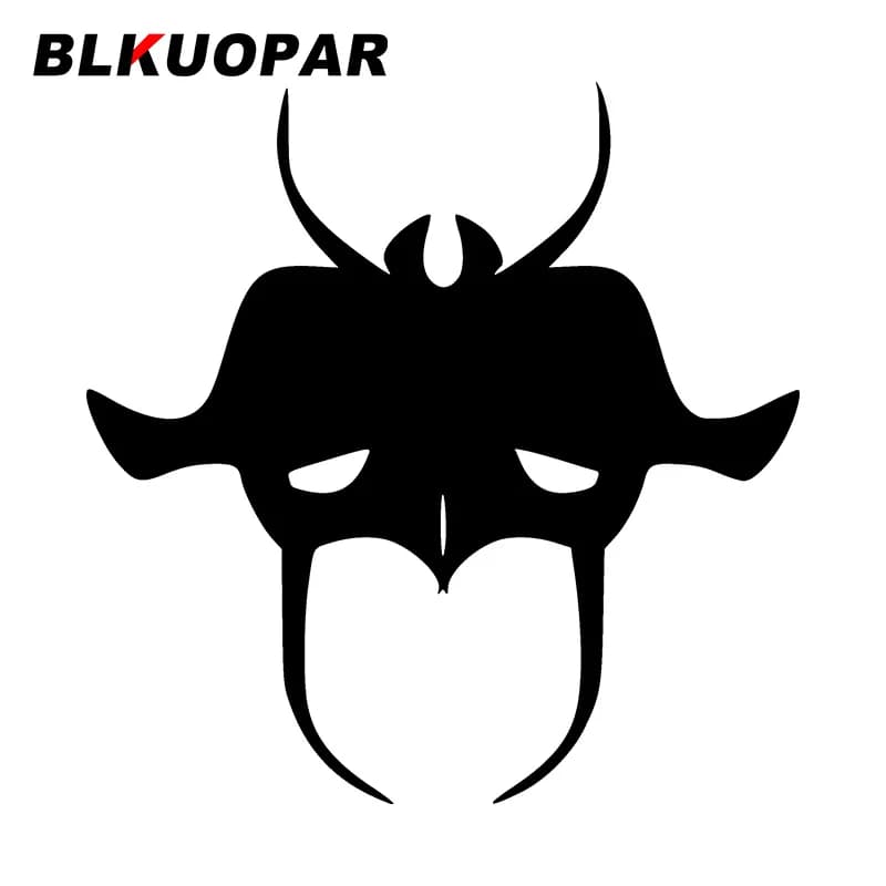 BLKUOPAR for Devil Face Mask Car Sticker Funny Occlusion Scratch Decal Personality Refrigerator Surfboard Laptop Vinyl Car Wrap