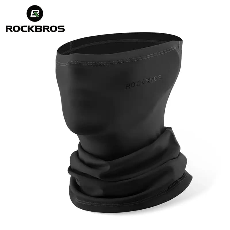 ROCKBROS Maschera da ciclismo calda invernale Antivento in pile termico Fascia per bici Sciarpa Uomo Donna Ghetta da ciclismo traspirante