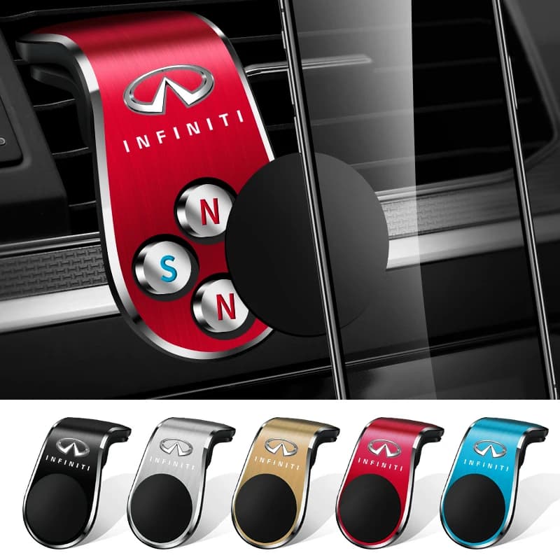 1PC Auto Magnetic L-shaped Auto Dedicated GPS Phone Support For Infiniti Q50 Q70 QX70 FX35 Q30 G37 QX60 G35 QX50 QX80 QX30 JX35
