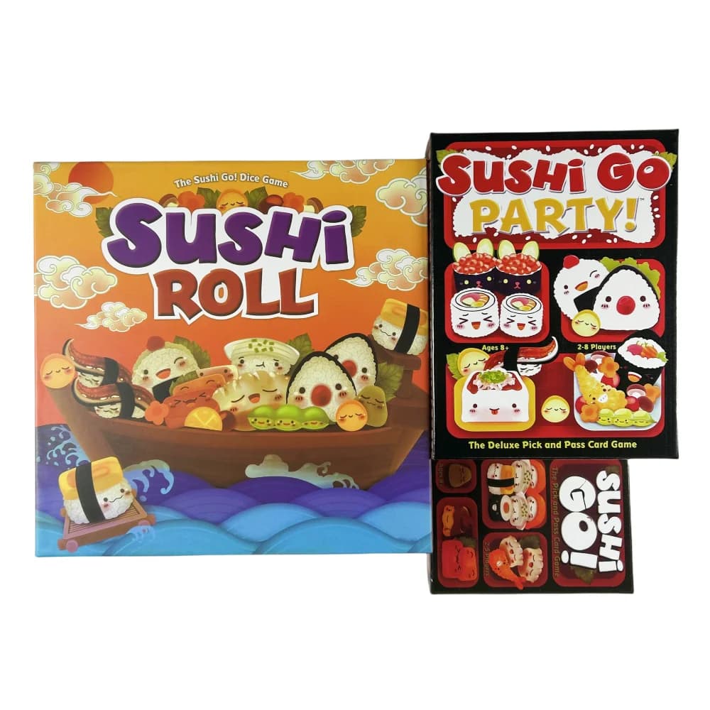 Gioco di carte Sushi Go - Sushi Go Party! Il gioco di carte Pick&Pass, carte divertenti per famiglie, perfetto per feste e mazzi da tavolo domestici