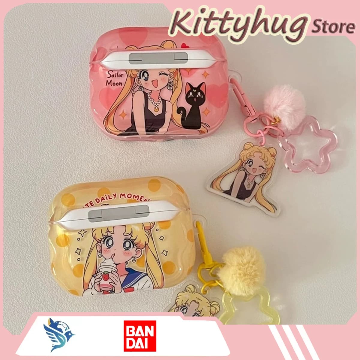 Sailor Moon Earphone Cover Applicable To Airpods 2/3/4 Earphone Case Cute Cartoon Gift Fan Gifts