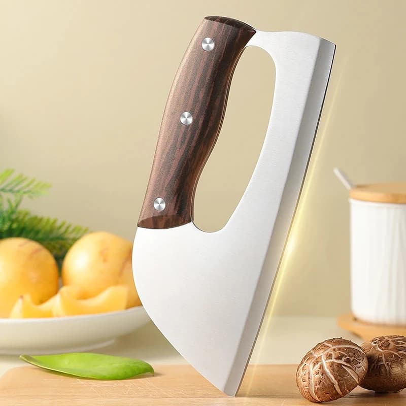 2PCS New Style Labor Saving Kitchen Knife, Home Sharp Chef's Knife, Kitchen Slicing and Cutting Knife Forged Cutting Knife