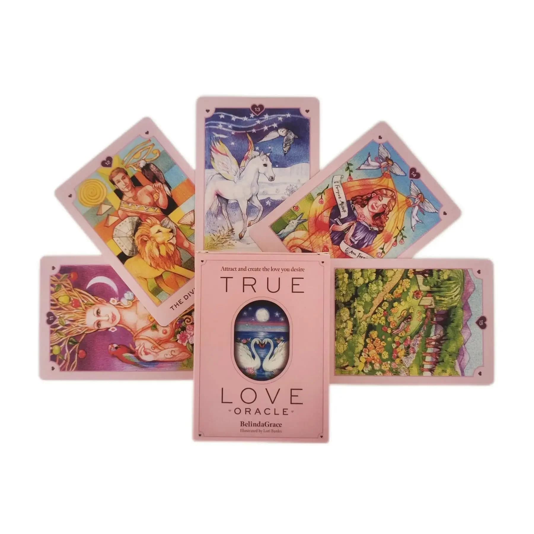 1 pz True Love Oracle Card 36 pz Tarocchi Festa di Famiglia Profezia Divinazione Gioco Da Tavolo Carta Psicica Gioco Da Tavolo Del Partito Poker di Carta