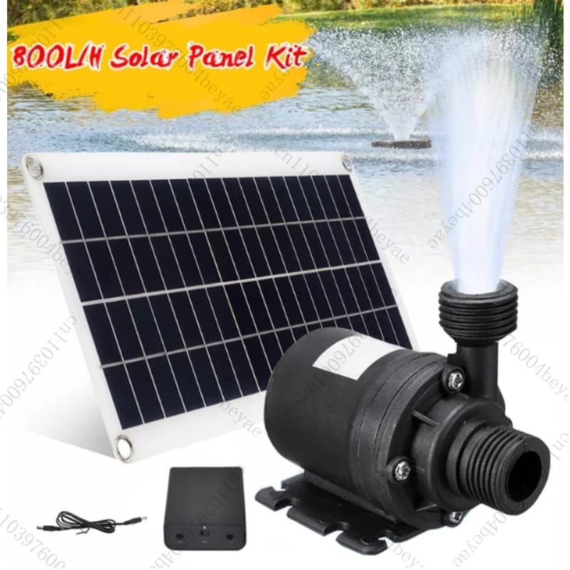 Pannello solare da 50 W con pompa dell'acqua 800hl doppia connessione cavo CC che pompa l'energia solare senza cablaggio