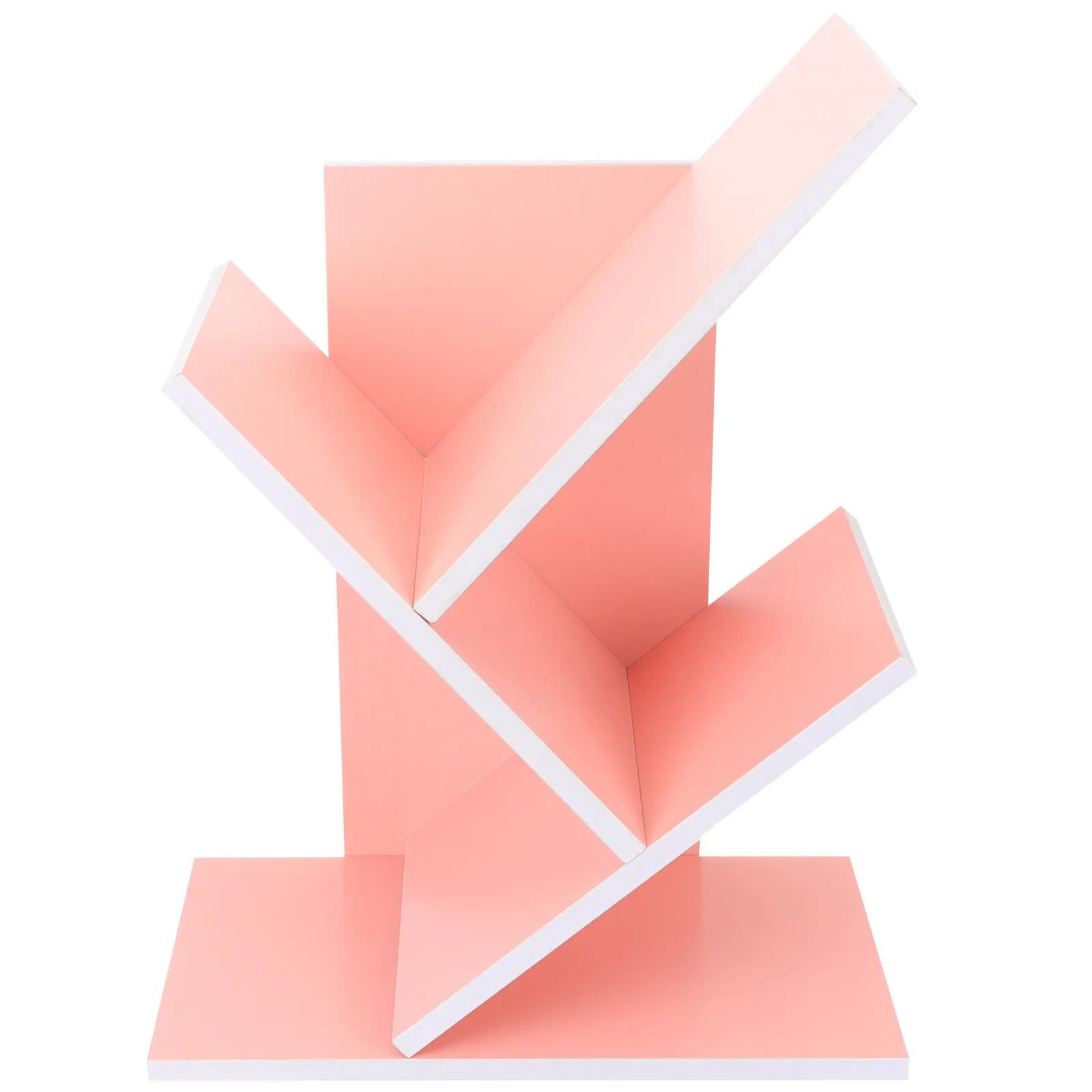 Libreria da Scrivania Creativa a Forma di Albero, Organizzatore per Libri da Tavolo, Portaoggetti per Casa e Ufficio, per Libri Piccoli, Riviste, Documenti, Robusta