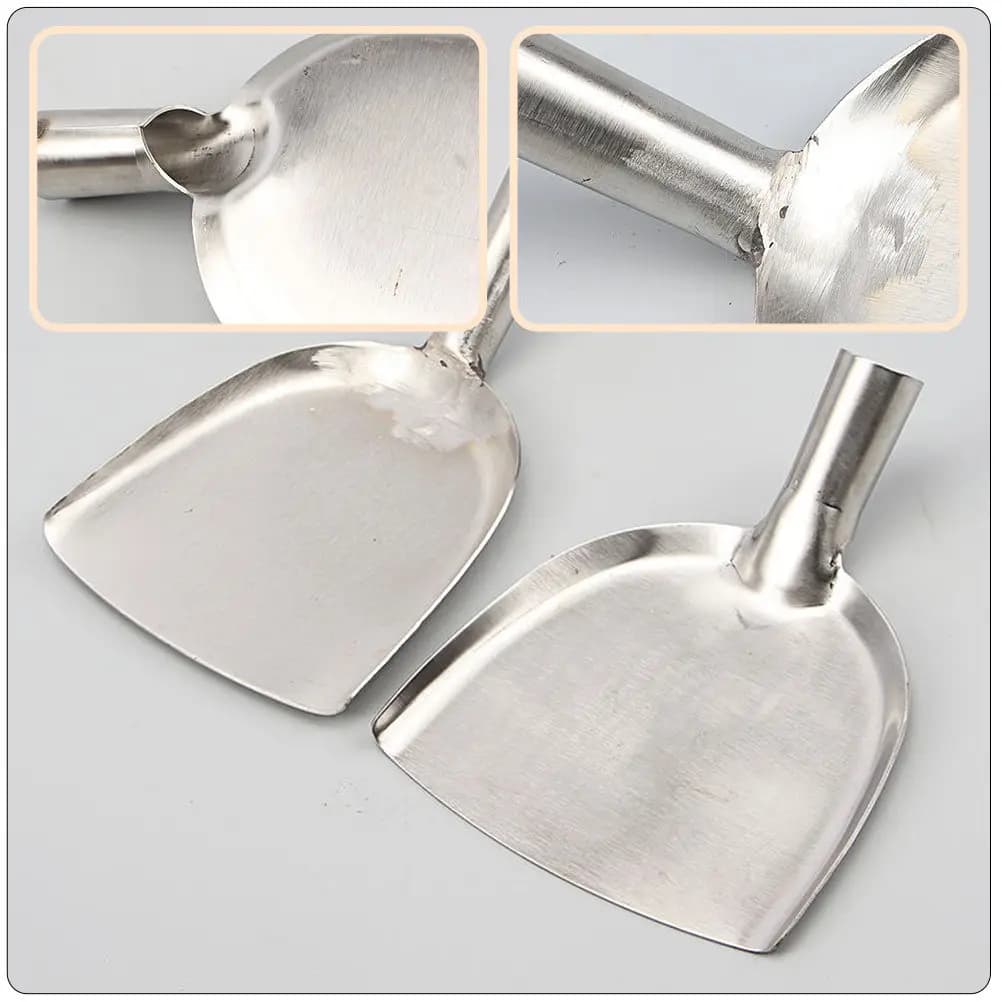 1 Piece Stainless Steel Brush with Flat Surface, Resistant, for Large Tiles, Cooking, Frying, Pancake, Pastry, Multi-purpose Kitchen