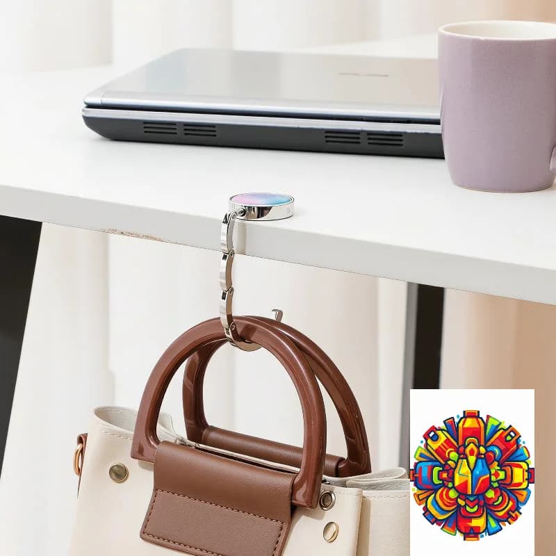 Fashion Foldable Handbag Hook Portable Purse Hook For Women Durable Creative Desk Hanging Rack Girls Gift