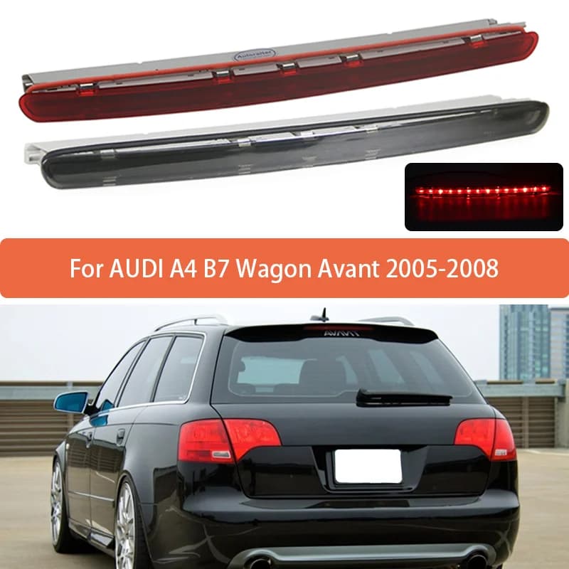 Luce freno montata in alto per Audi A4 B7 Wagon Avant 2005 2006 2007 2008 Tetto posteriore 3a luce freno 8E9945097B