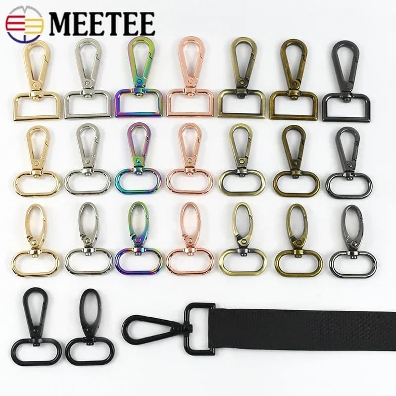 10/30 Pz 20-50mm Fibbie In Metallo Girevole Aragosta Chiusura Borse Cinghia Fibbia Moschettone Moschettone Cintura Trigger Clip Accessori Hardware