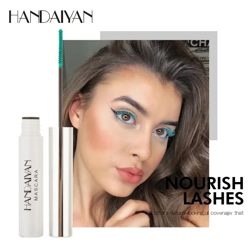 12 colors Mascara White Blue Red Color Cos Long Makeup Duration Without drooping Waterproof base curled lashes Mac makeup
