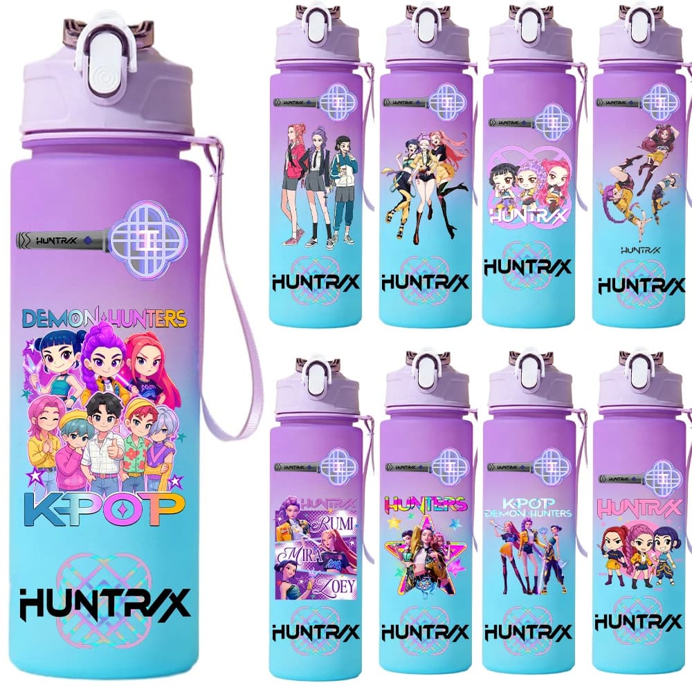 Borraccia in plastica da 750 ml KPOP Demon Hunter - Borracce K-Pop Hunters