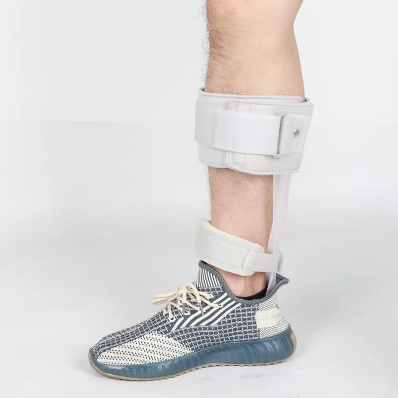 Foot Drop Orthosis Adjustable Ankle Orthosis Support Foot Drop Brace Splint Ankle Foot Orthosis for Pain Relief, Posture Correct