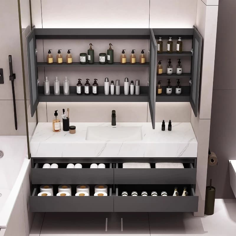 /*/Sipiani per specchi Accessori per armadietti da bagno Vanity Profumo Trucco Salvaspazio Armadio Gioielli stretti Archivadores Mobili