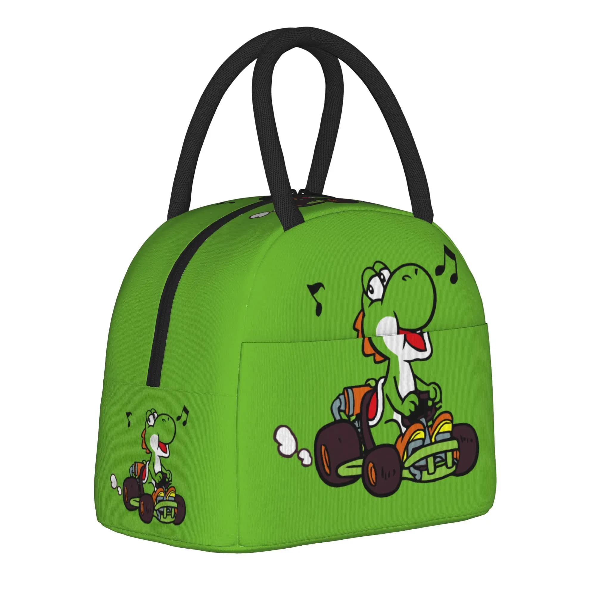 Borsa termica per il pranzo Super Marios Yoshi, borsa termica riutilizzabile, grande borsa per il pranzo, custodia Bento, lavoro, viaggio