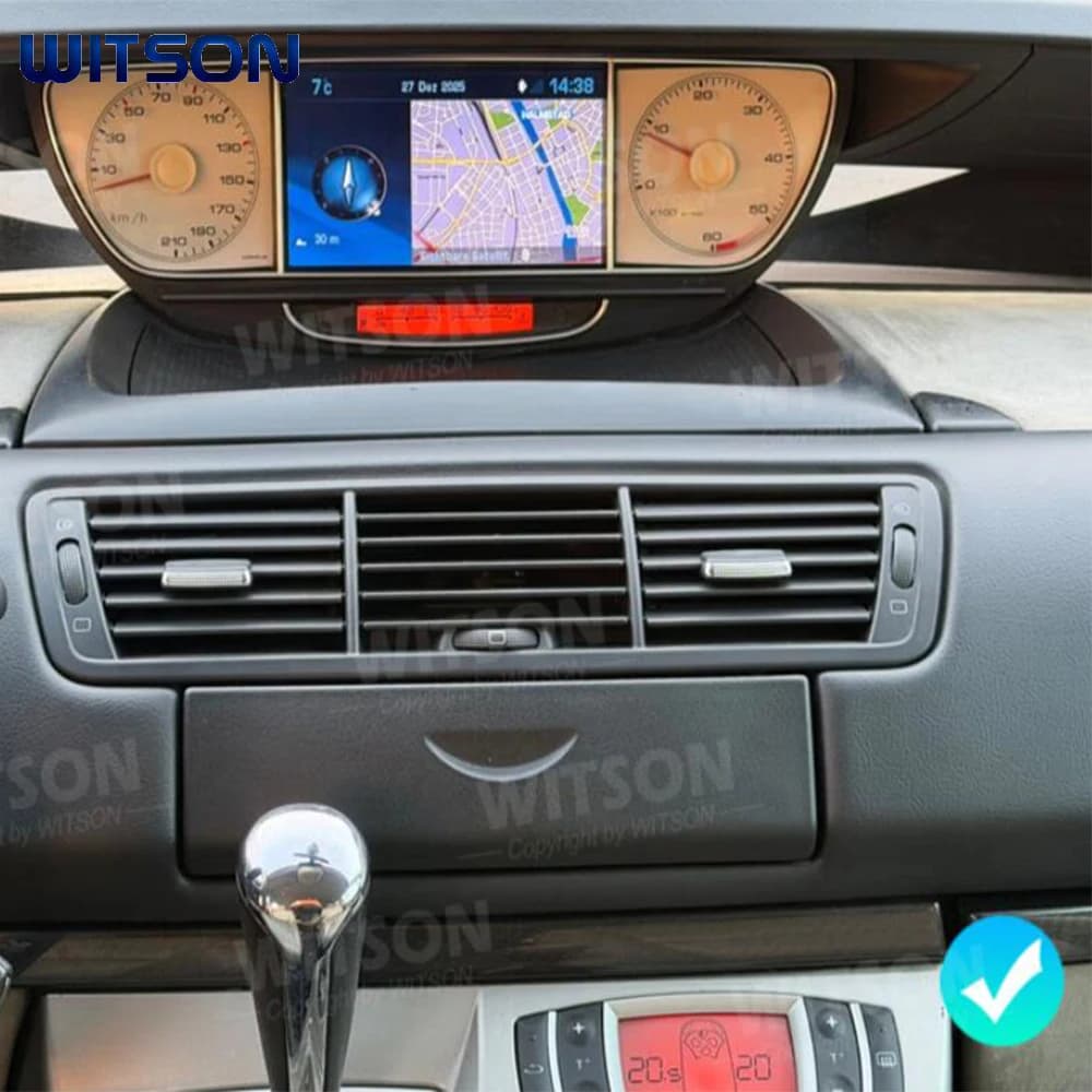 Autoradio multimediale OEM da 7 pollici senza lettore DVD per Peugeot 807 CITROEN C8 2002-2014, stereo Android con GPS e CarPlay