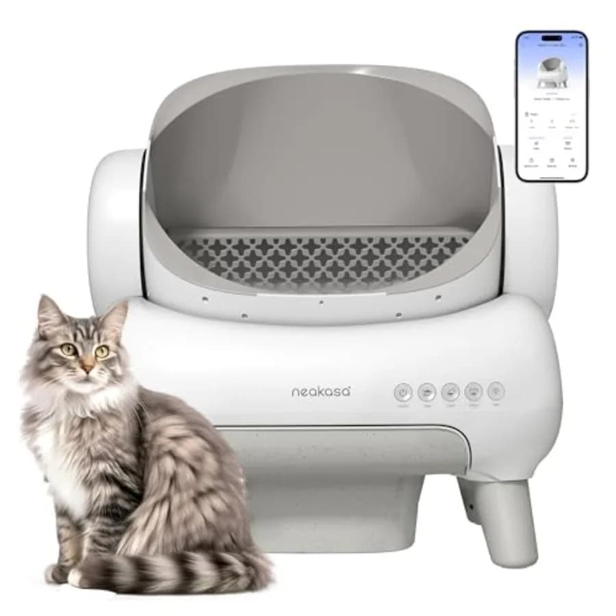 M1 Plus Lite Lettiera per Gatti Automatica con Pulizia Automatica e Controllo tramite App, Protezione di Sicurezza Migliorata e Controllo Odori