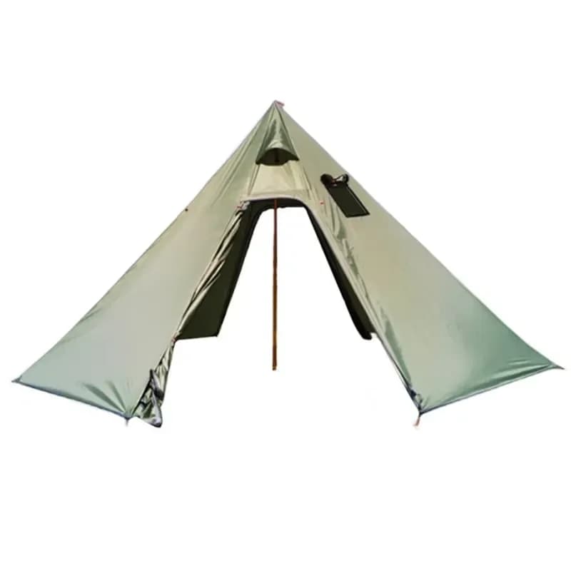 Winter Lightweight Four-season Pyramid Stove Camping Tent ZZP028 Waterproof Outdoor Equipment Chimney Pipe Stove Jack