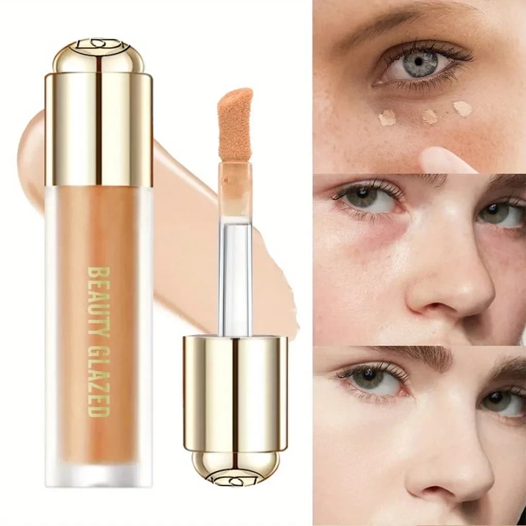Il correttore BEAUTY GLAZED nutre la pelle e copre completamente le occhiaie e le imperfezioni del viso