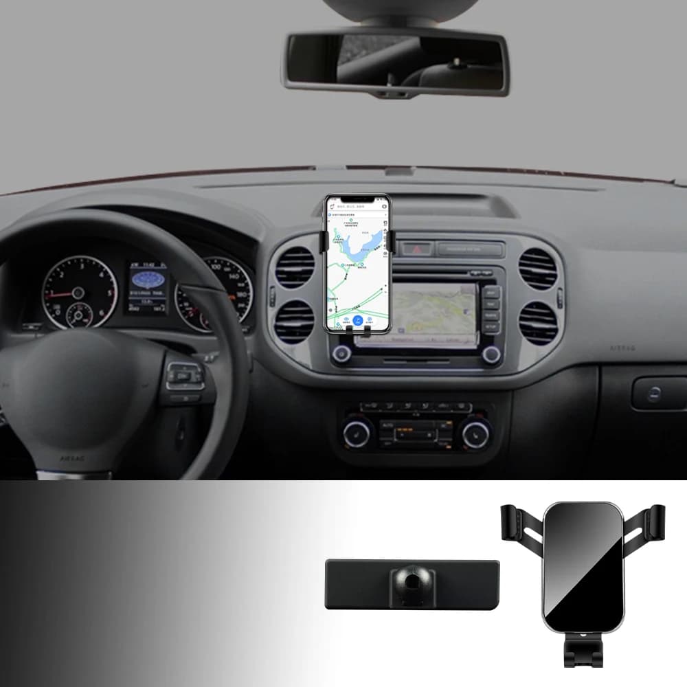 Supporto per telefono cellulare per auto per Volkswagen VW Tiguan 5n MK1 2012 2013 2014 2015 Staffa di supporto per montaggio GPS girevole a 2016 gradi