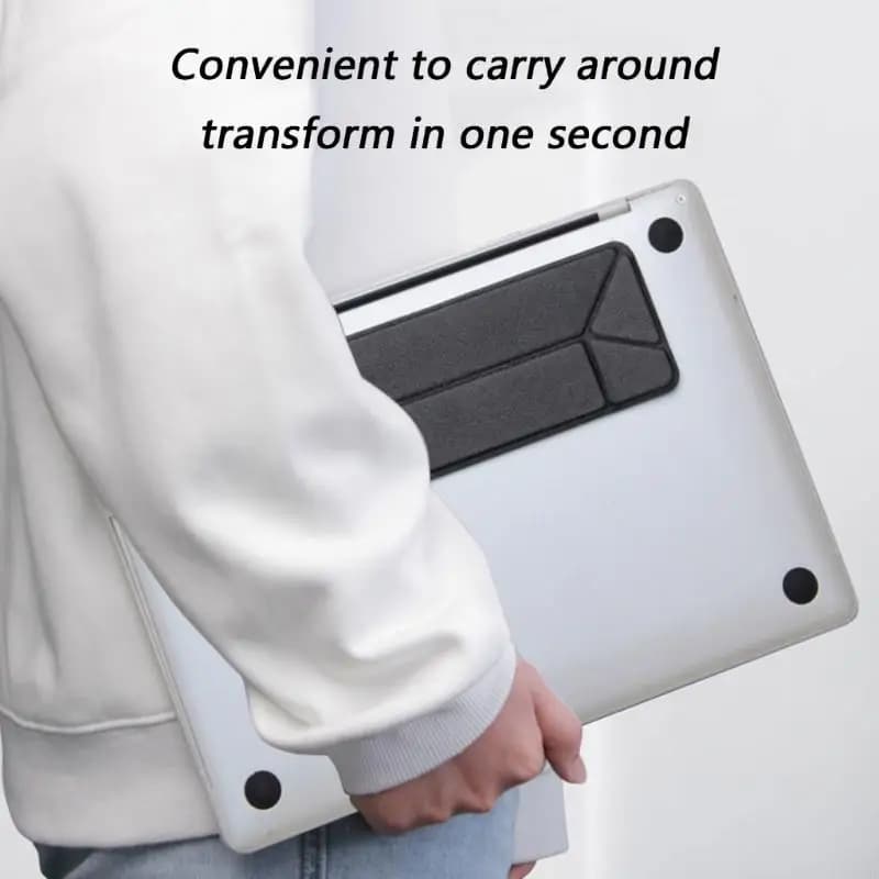 Supporto per staffa da tavolo pieghevole adesivo per supporto per tablet portatile desktop F19E