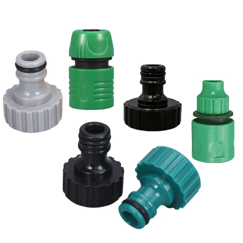 Connettore Rapido per Tubo da Giardino, Connettore per Irrigazione, Connettore per Acqua (1 Pezzo)
