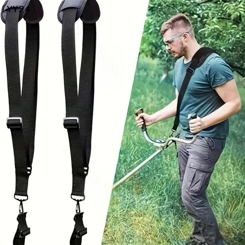 Adjustable Lawn Mower Backpack Straps Nylon Padded Belt Shoulder Strap Harness For Brush Cutter Trimmer Brush Cutter Acces〔YY24〕