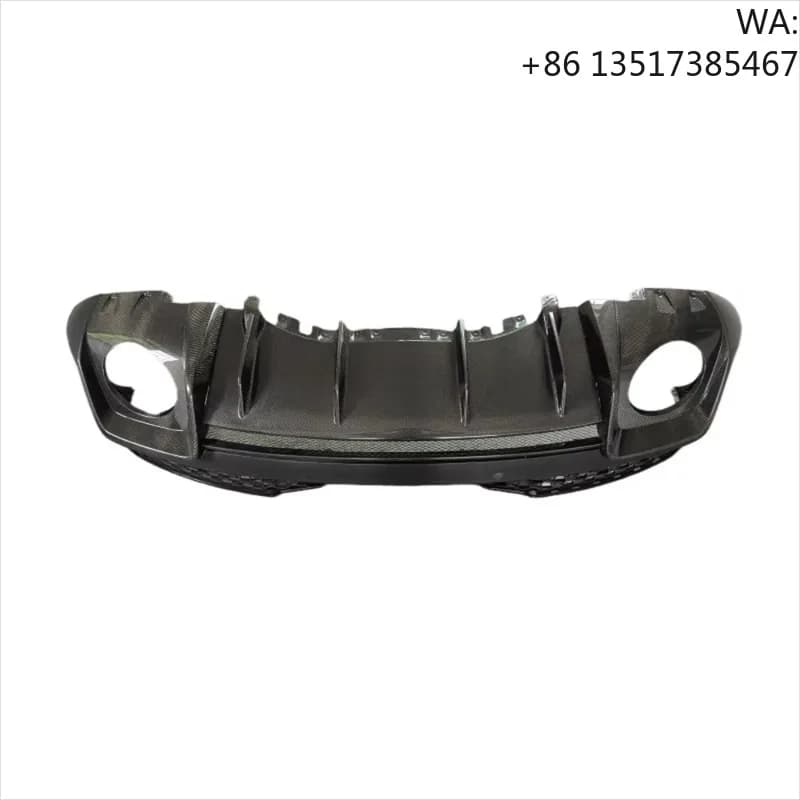 Used for Audi R8 Custom Modification Parts PP+carbon Fiber Rear Bumper Assembly Diffuser Spoiler Body Kit