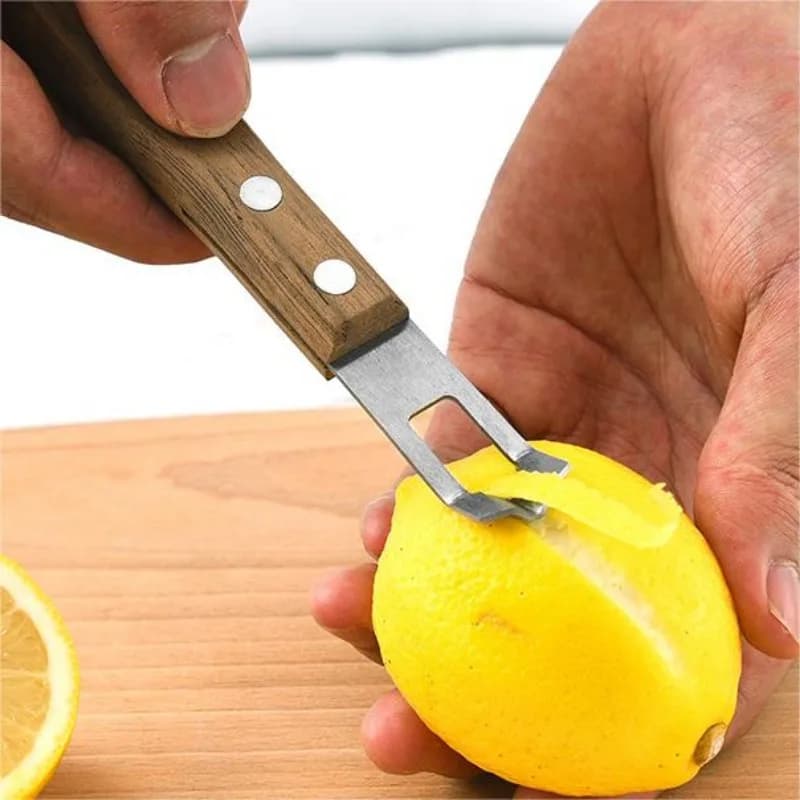 1PC Corrosion Resistant Pelapatate Eco-friendly Rustproof Rustproof Wood Handle Kitchen Knife Kitchen Knife Kitchen Gadget