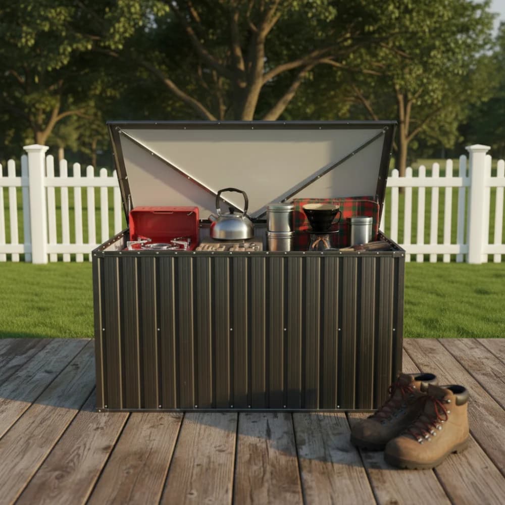 Ye Outdoor Metal Medium Storage Box