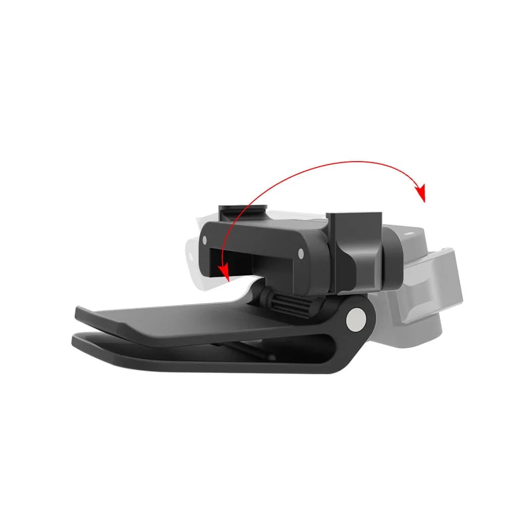 Clip per Cappello per DJI Osmo Nano, Supporto Verticale-Orientabile per Fotocamera, Staffa Fissa, Accessori per Supporto da Tavolo, Rotazione a 360°