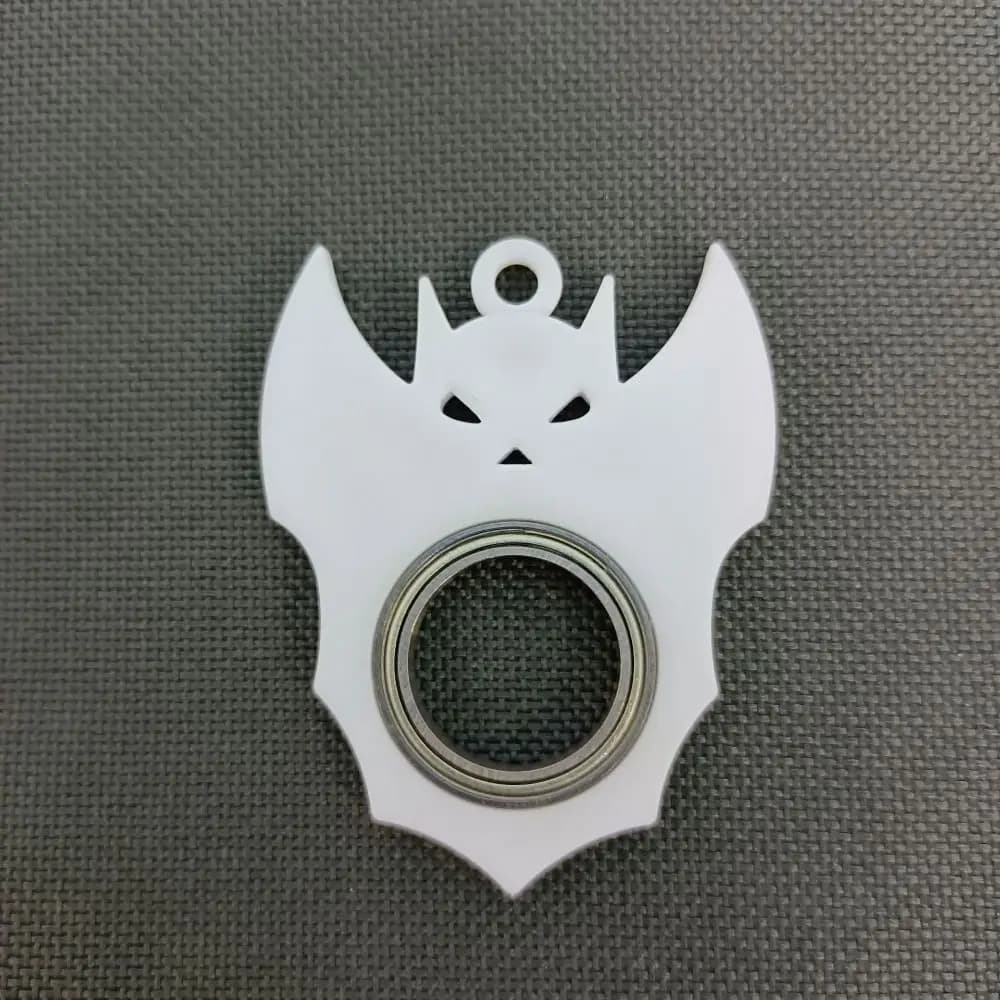 Allevia la noia Portachiavi Fidget Spinner Anti-ansia Luce Alla moda Portachiavi con rotazione della punta delle dita Leggero Creativo