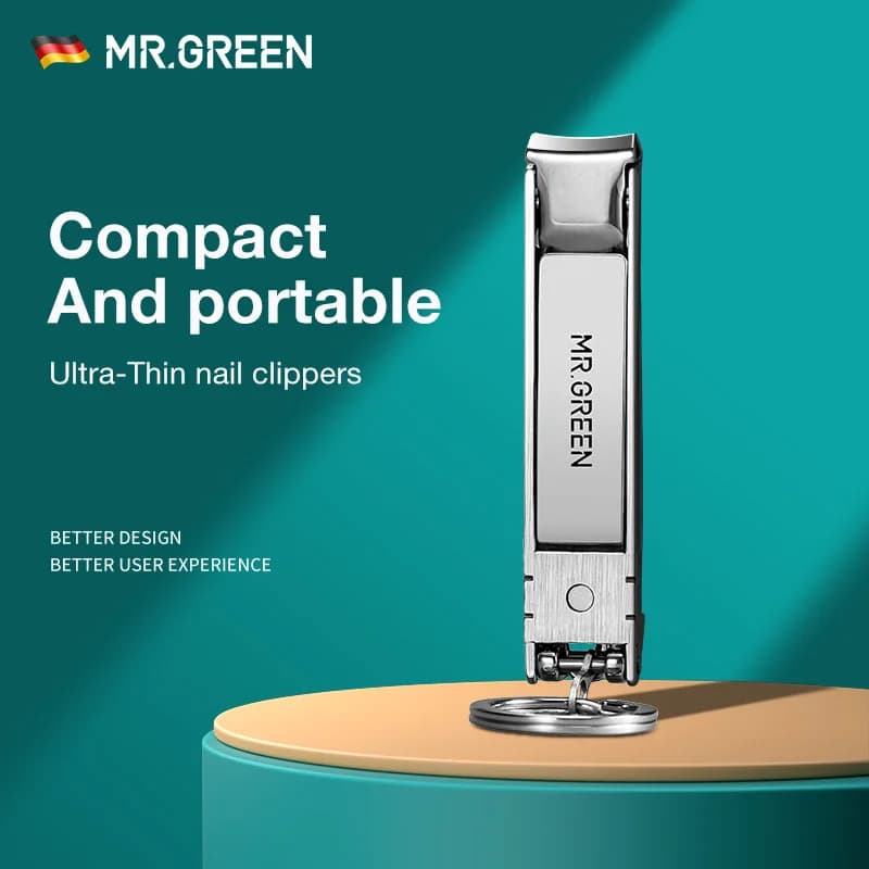 MR.GREEN Ultra-thin nail cutters Portable Travel Folders Nail scissors Taglierina Stainless steel manicure tools