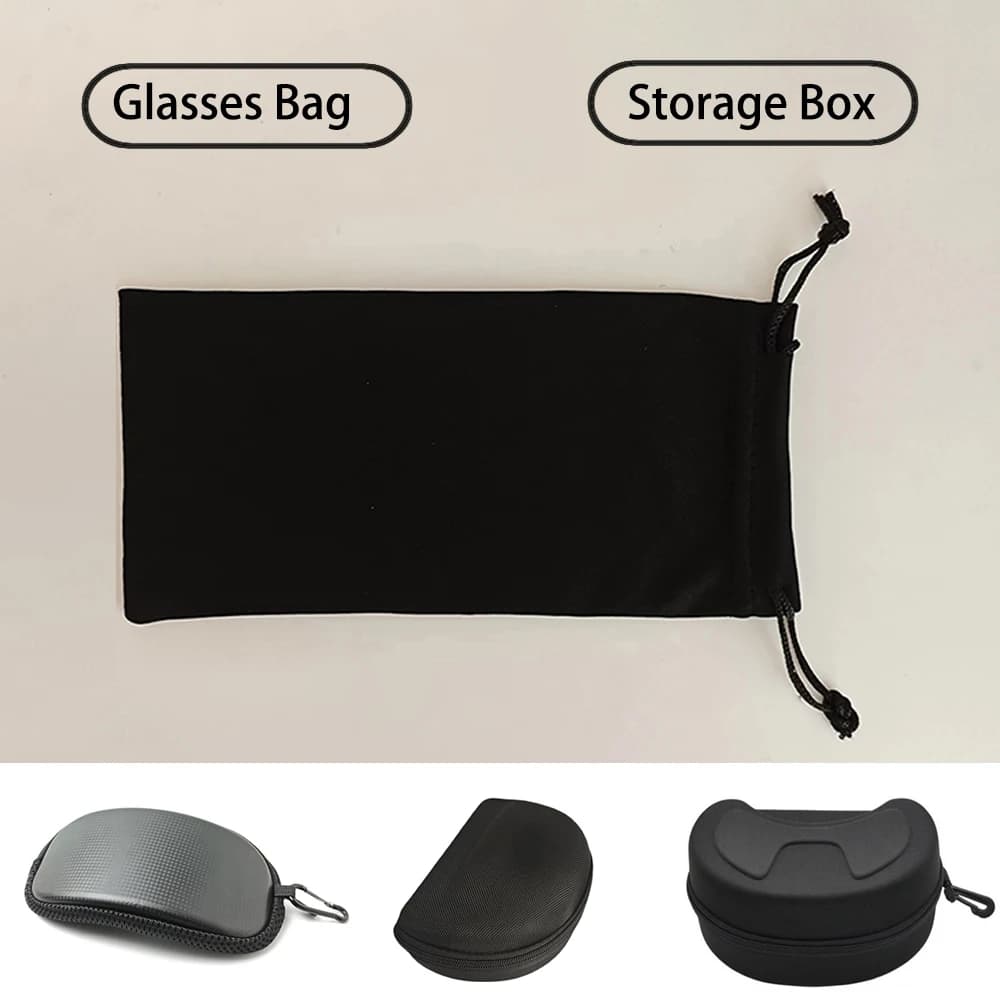 Travel Goggle Protection Box, Slim Portable Eyeglass Bag, Universal Storage For Ski ATV Motorcycle Sports Glasses