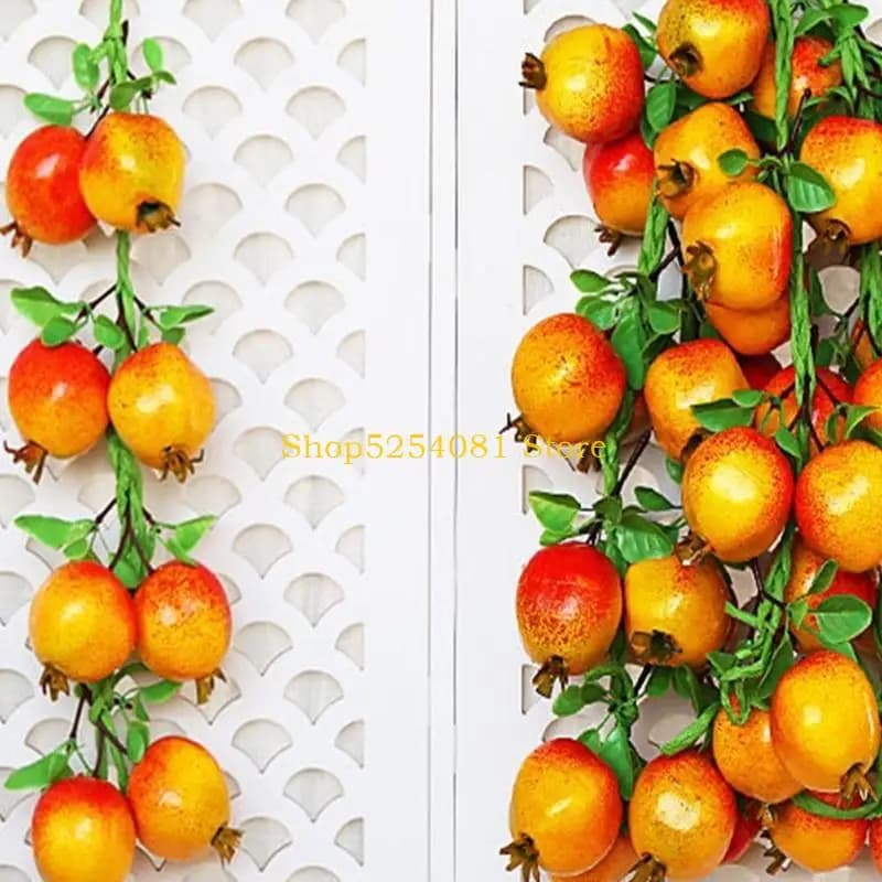 AXYC Artificial Garlands Fake Fruit Vegetable Plant Vine Hanging for Home Party Wedding Photography Props Decor