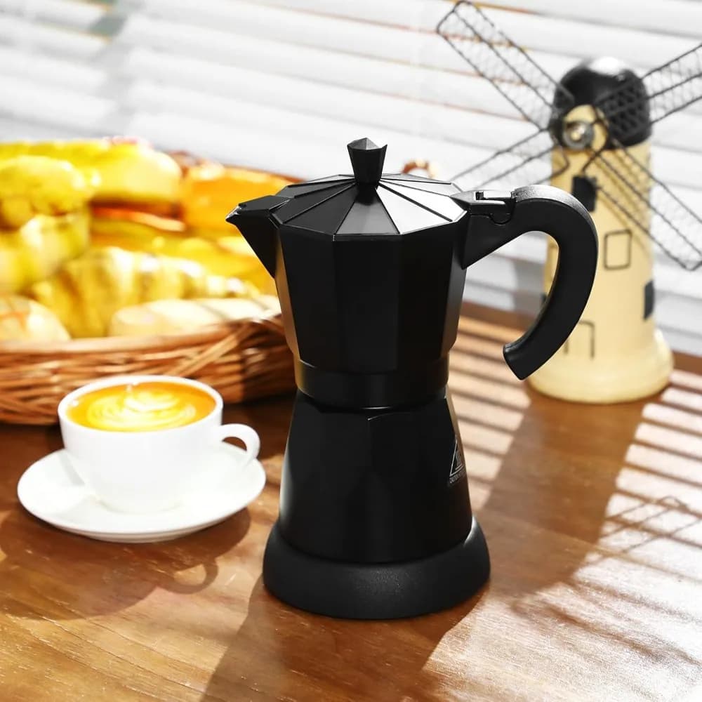 Universal 6 Cup Electric Espresso Mocha Pot Detachable Fast Brewing Electric Coffee Maker Aluminum Espresso Machine Stove