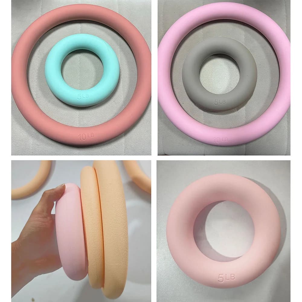 Silicone Material Supply Ring Home Use Woman Yoga Fitness Multicolor Circle Pilates Weight Ring