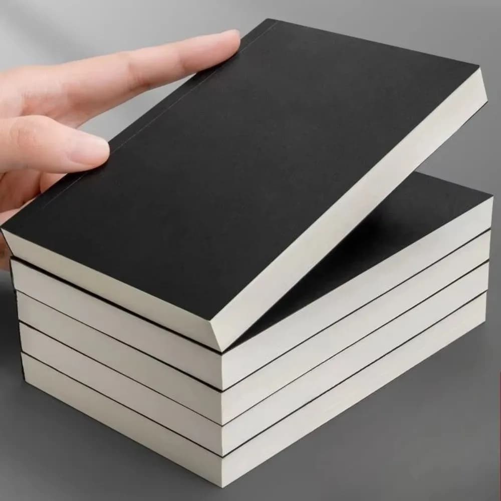 Nuovo taccuino tascabile A6 256 pagine 128 fogli linea griglia vuota piccolo blocco note copertina in carta kraft pagine interne taccuino