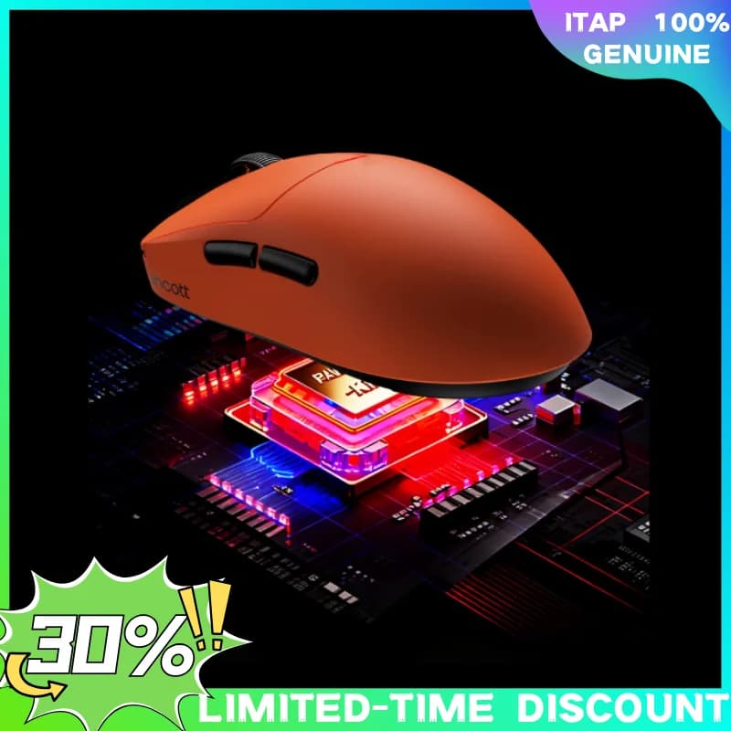 Available Incott G23 Pro Mouse Hot Swap Wireless Mouse 8k Ergonomics E-sports Games Mouse Custom PC Accessories Play Mouse