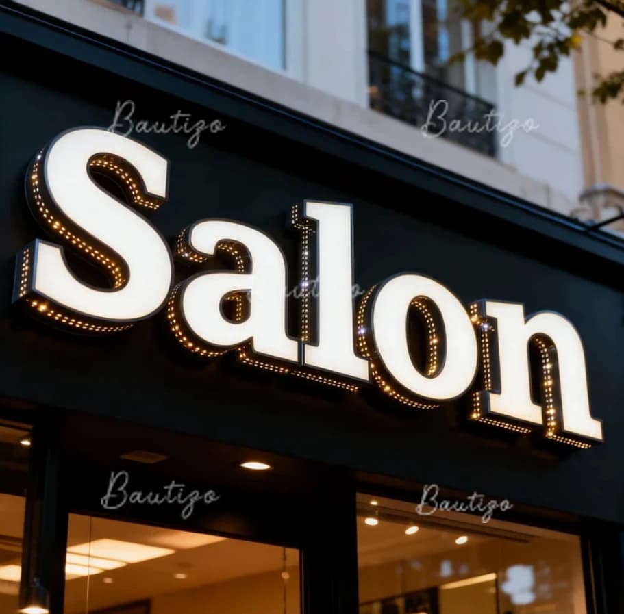 Insegne aziendali Logo Led Insegna luminosa personalizzata Lettere Neon Grande parete luminosa Acrilico Marchio di lusso Segnaletica del negozio Dietro decorativo