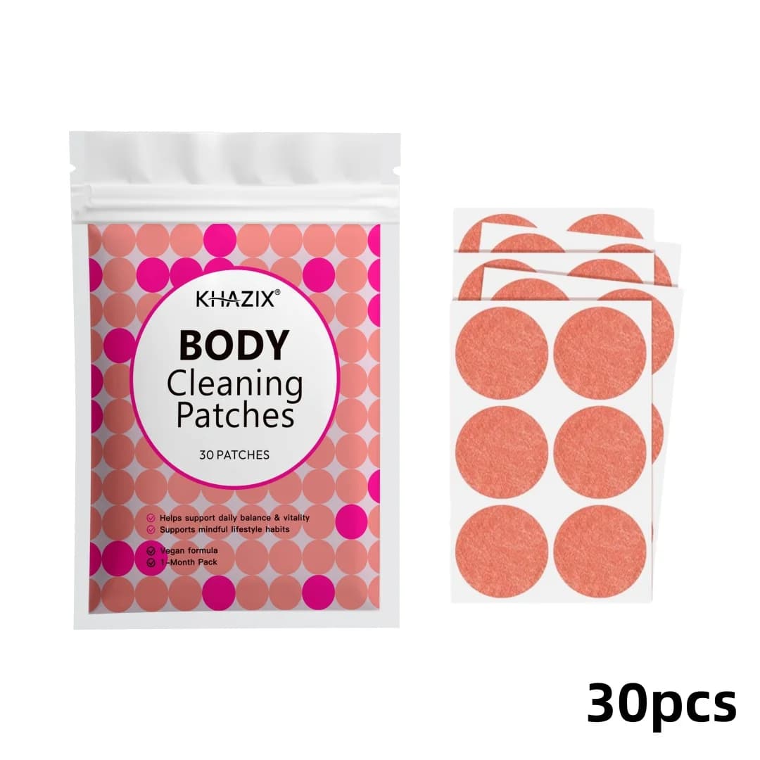 30Pcs Energy Patches Natural Ingredients Vegan Friendly Daily Energy Boost Patch Portable Body Stickers for Work Travel Sports
