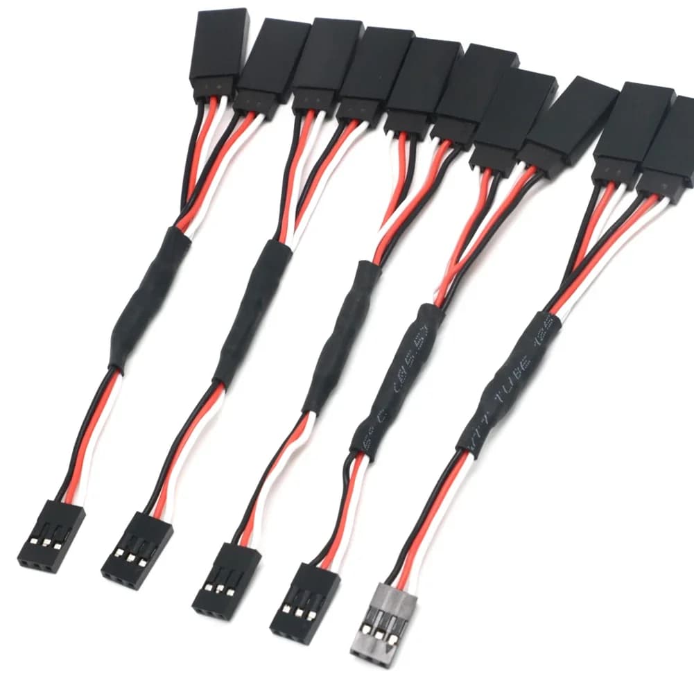 5PCS 100/150/200/300/500 millimetri RC Servo Y Cavo di Prolunga Cavo di Piombo Per RC Servo JR Futaba RC Aereo Elicottero Auto FAI DA TE