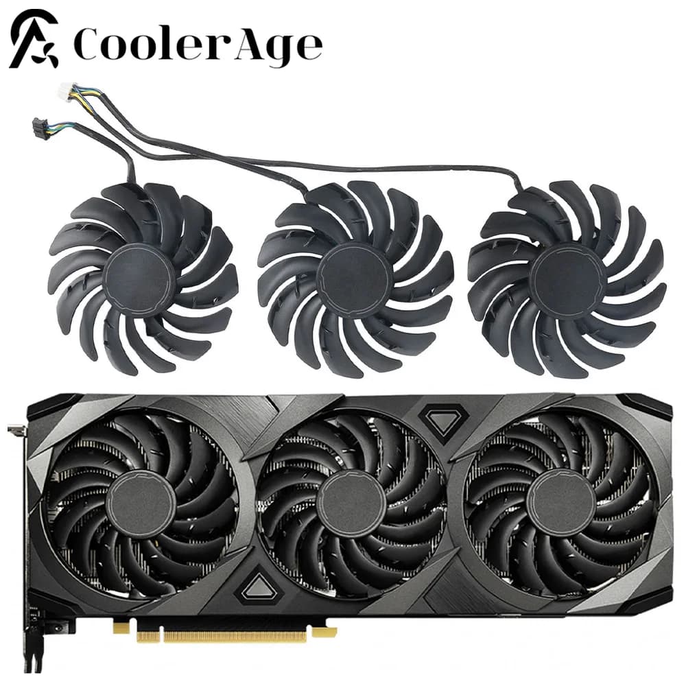 Sostituzione ventola scheda Video per MSI GeForce RTX 3070 3080 3090 VENTUS 3X OC 85MM muslimx3070 RTX3080 RTX3090 GPU Fan