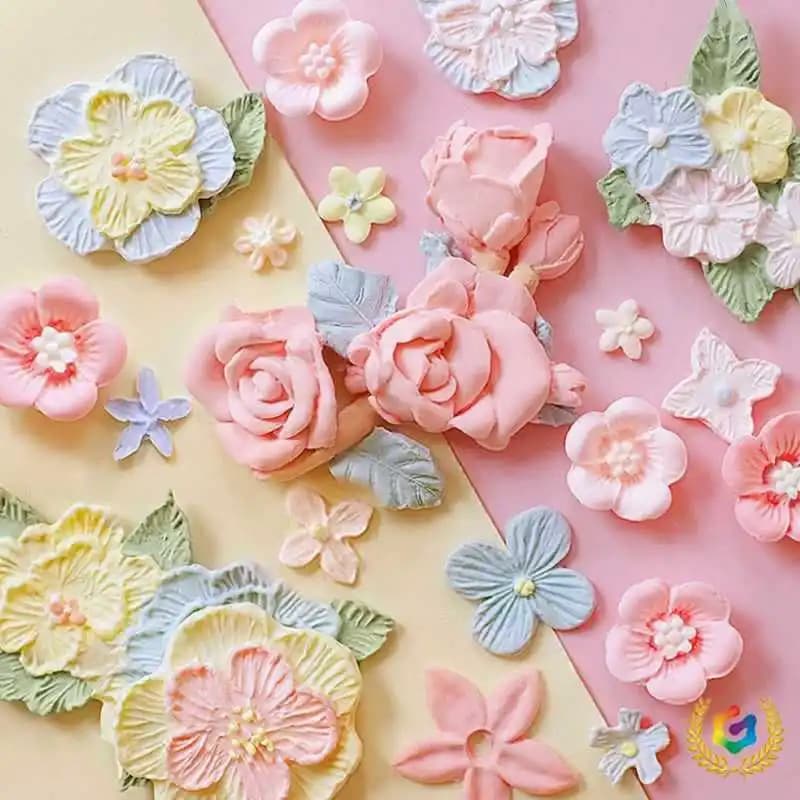 Stampi in silicone per fiori 3D Fondente artigianale Torta Caramelle Cioccolato Sugarcraft Pasticceria ghiacciata Strumento di cottura Stampo per sapone Stampo per torta Decoratore