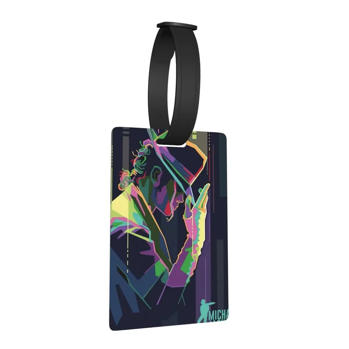 Musica pop Michael J-Jackson Etichette per bagagli Accessori per valigie Viaggi Bagagli portatili Etichetta d'imbarco Porta etichette ID Nome Indirizzo