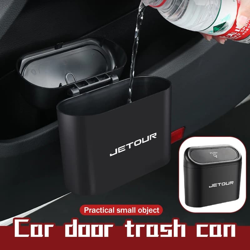 Car Garbage Can Storage Box Rubbish Organizer Trash Bin For Jetour X70 PLUS‌ FL‌ Shanhai L9 T2‌ T1 T2 i-DM X50‌ G700‌ X‌