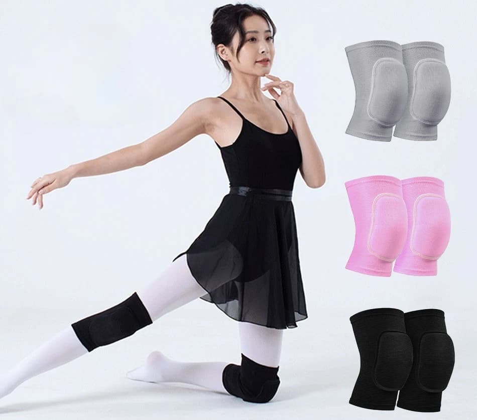 1 paio di ginocchiere da pallavolo ballerino uomo donna bambino ginocchia morbide e traspiranti protezione calcio danza yoga tennis corsa ciclismo uso