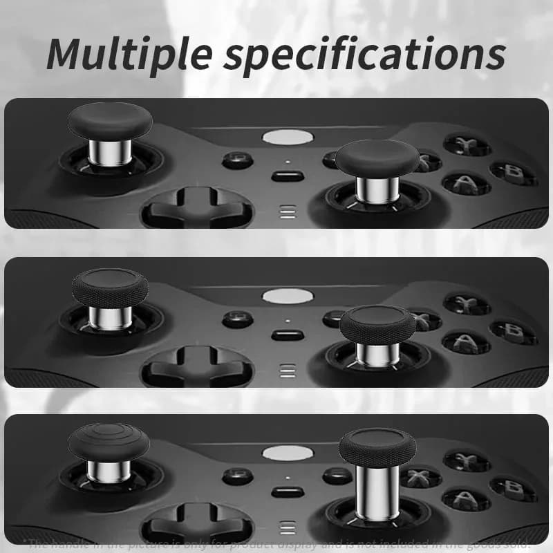 Kit di accessori per controller Xbox One Elite Series 2, set di riparazione con D-Pad in metallo, paddle trigger, impugnature per stick analogici del gamepad