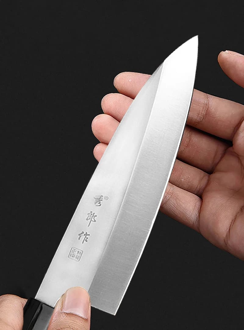 WXCOO Coltelli da Sushi Giapponesi, Coltello da Cucina per Sfilettare e Affettare, Coltello da Chef Giapponese in Acciaio Inossidabile, Utensili da Cucina per Tagliare Sushi e Pesce