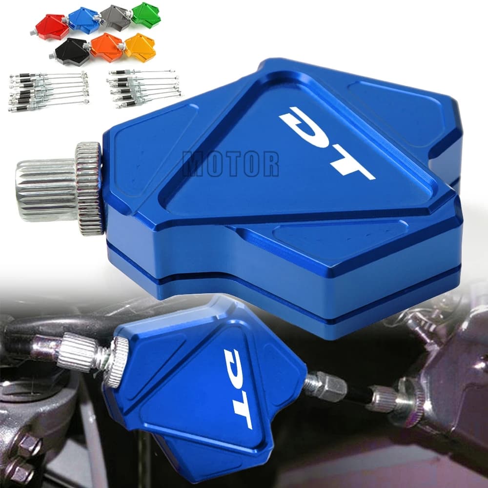 Per Yamaha DT125/DT200/DT230 LANZA Moto CNC Motocross Dirt Bike Stunt Leva Frizione Easy Pull Sistema di cavi DT 125/200/230